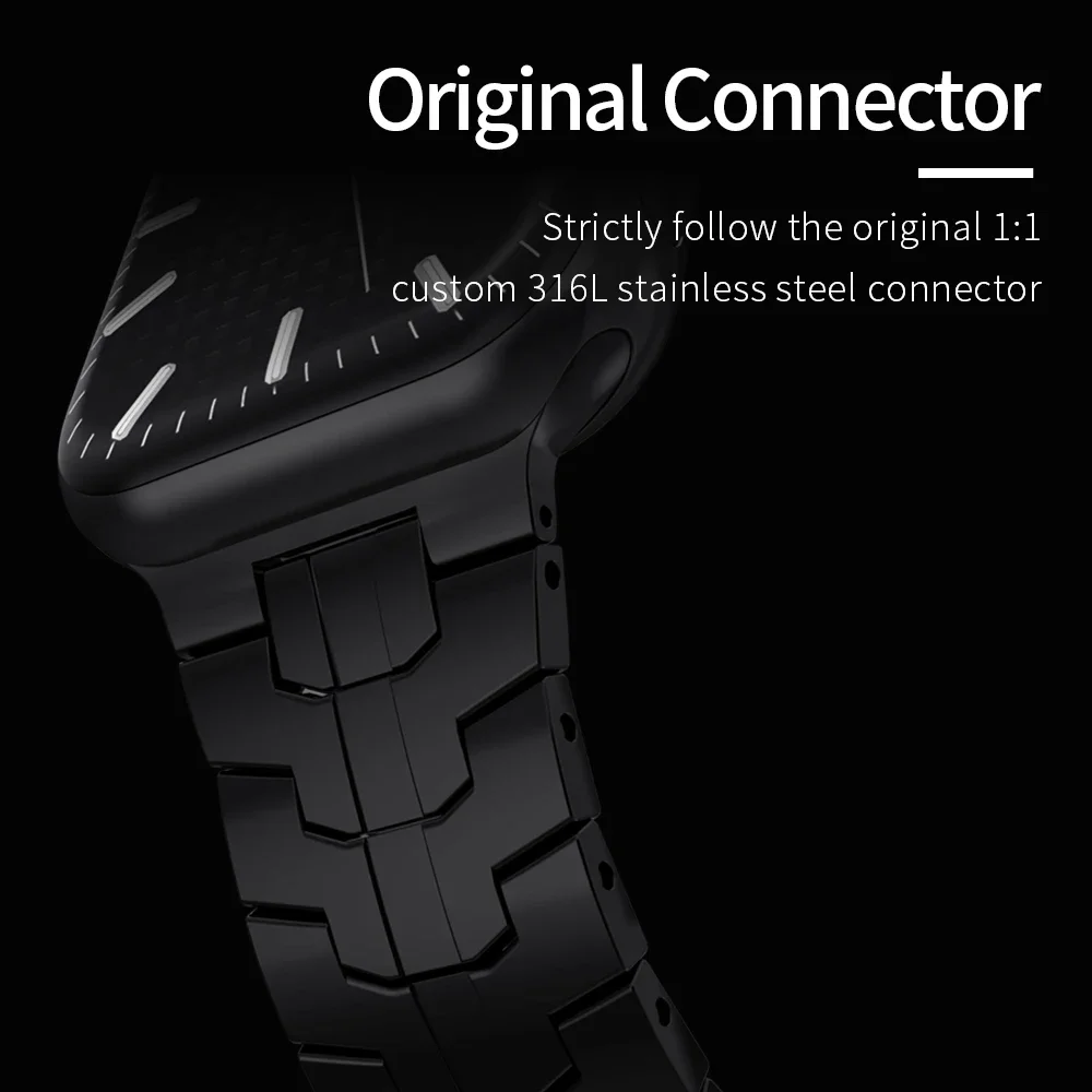 Metal Strap For Apple Watch Ultra 10 9 8 7 49mm 45mm 41mm 42mm 46mm Stainless Steel Metal Wristband iWatch 6 5 4 3 SE2 Correa