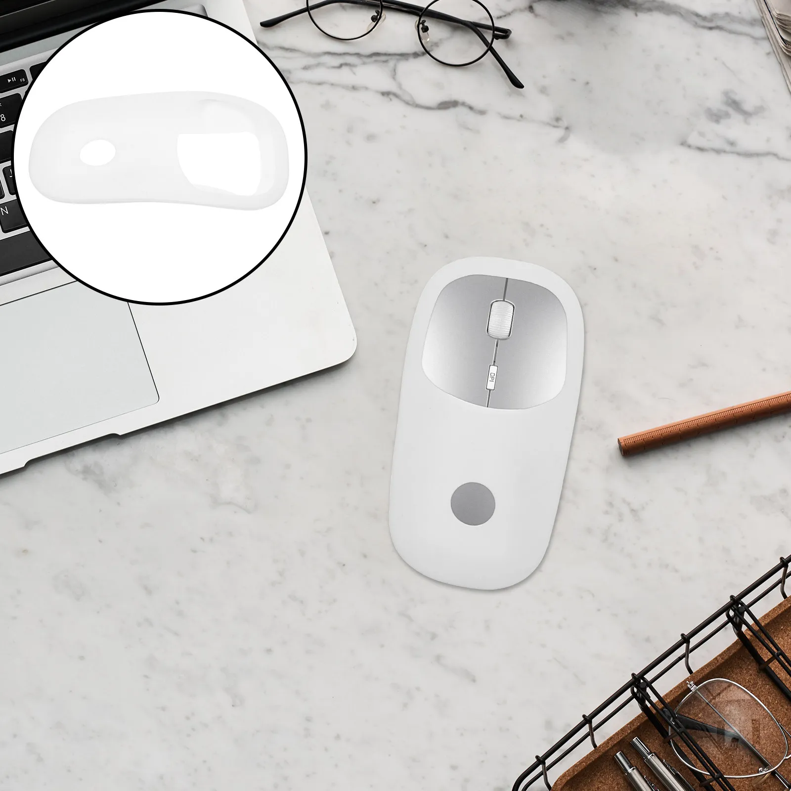 Wireless Mouse Sleeve Silicone Cover Ultra Thin Anti-Slip Protector Skin for Mouse Business Office