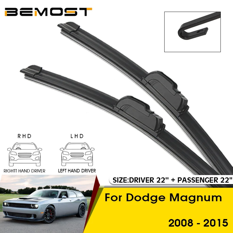 

Car Wiper Blades For Dodge Magnum 2008-2015 Windshield Windscreen Front Window Blades 22"+22" Car Accessories