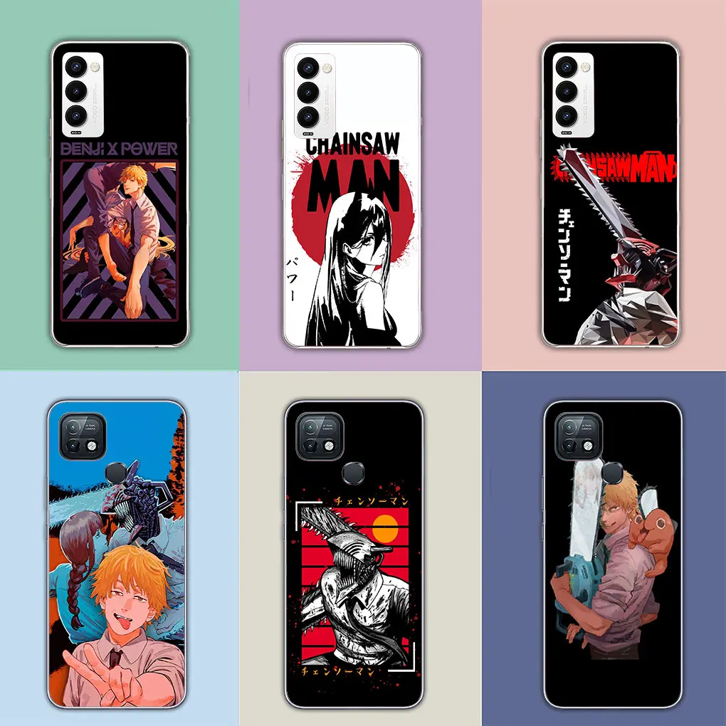 Tatsuki Fujimoto Makima Chainsaw Man Gir Cover for Motorola Moto G13 G14 G53 G54 G62 G72 G82 G84 E13 E20 G42 G32 G23 G22 Case