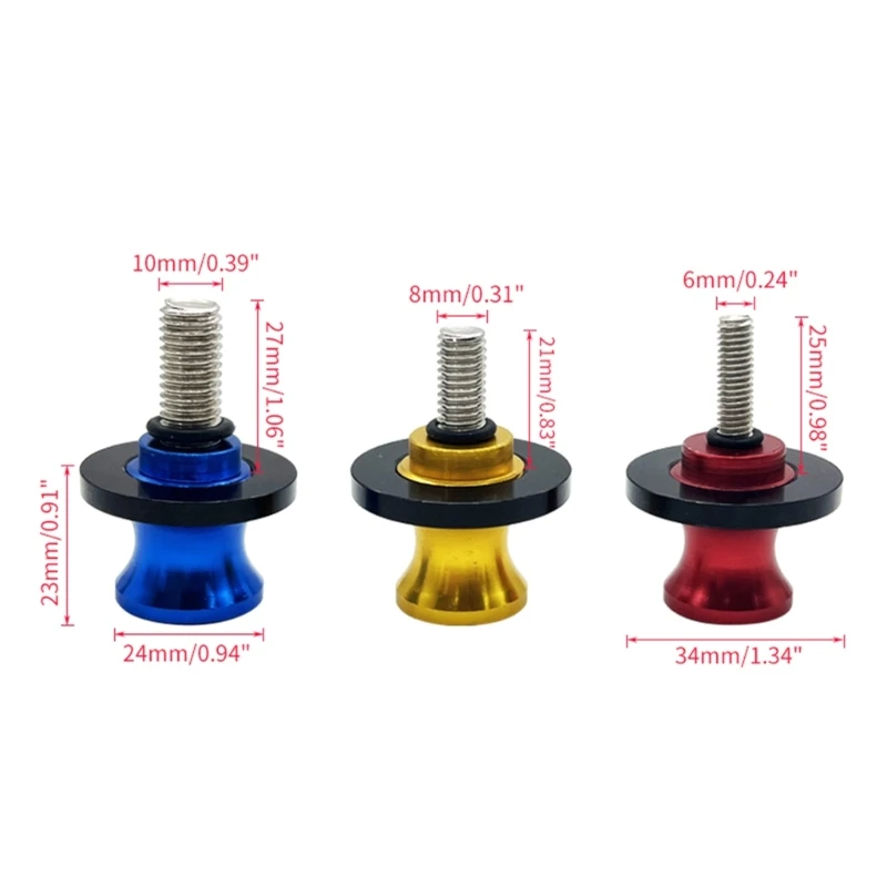 2 pezzi cursori forcellone 6mm 8mm 10mm vite supporto braccio oscillante per maggior parte delle modifiche del