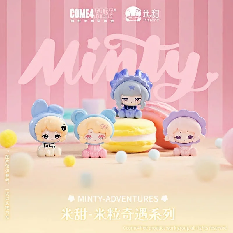 New Hot Come4free Mini Minty Blind Bag Adventure Series Cute Mini Pvc Cute Grain Toy Child Collect Ornament Girl Birthday Gifts