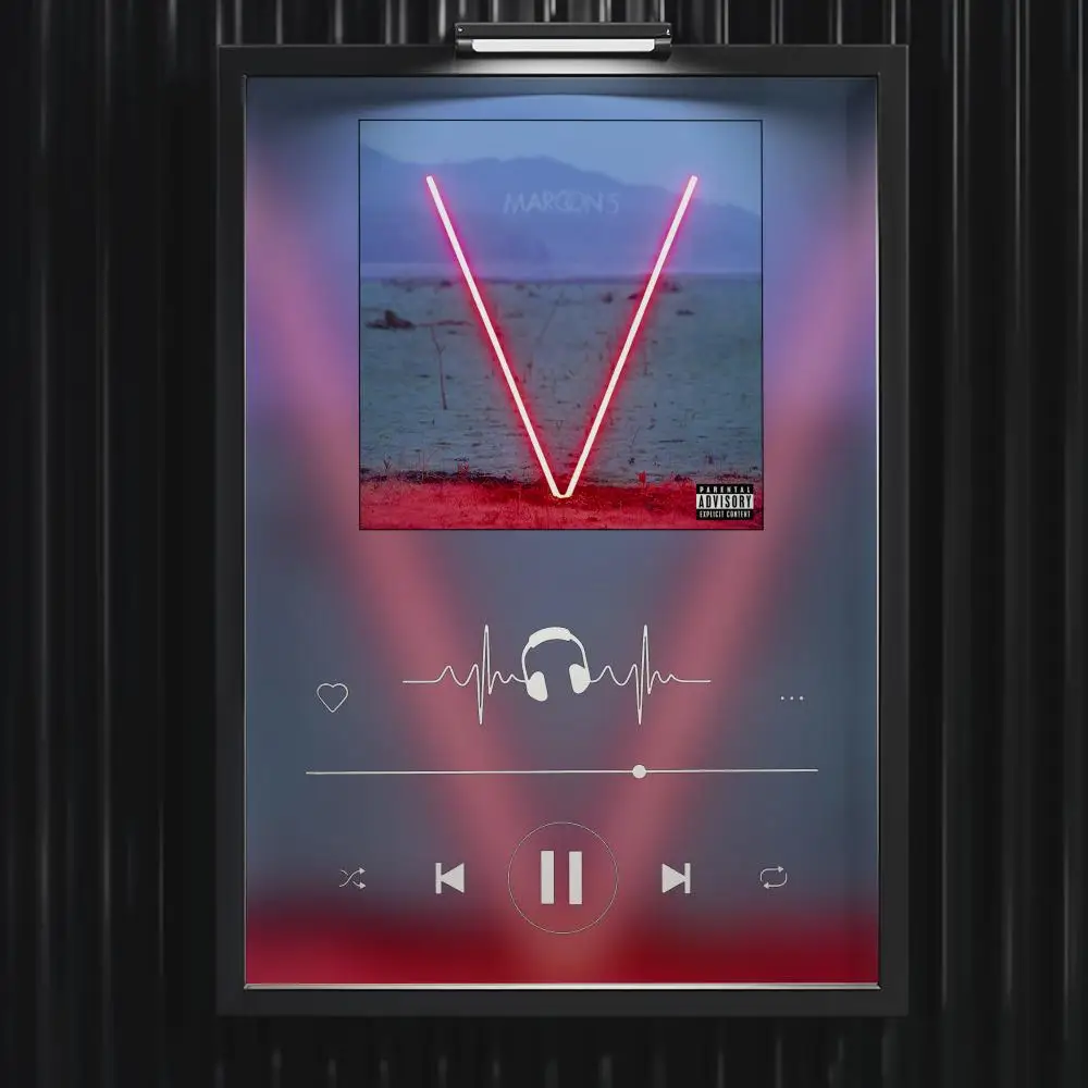 M-marrom 5 cartaz música álbum quente cartaz estrela hip hop sala de estar pintura em tela arte decoração da parede casa imagem