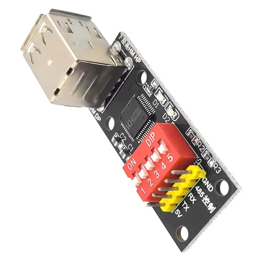 وحدة CH9350 وحدة محول HID إلى تسلسلي لتحويل المفاتيح والماوس وماسح الباركود إلى تمديد المنفذ التسلسلي KVM #1