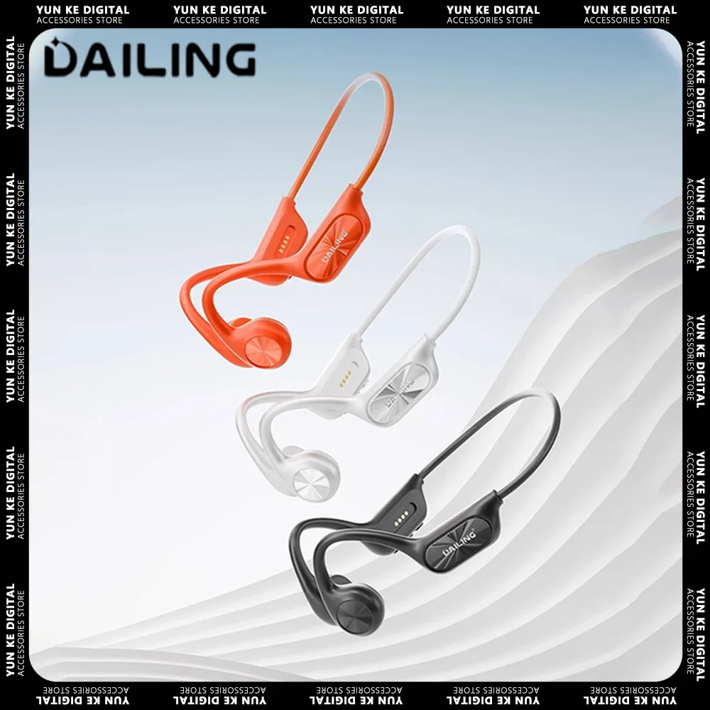 

DaiLing S700 Bone Conduction Headset Bluetooth Wireless Earphone 360°Pro Surround Range Call Noise Reduction IPX7 Waterproof