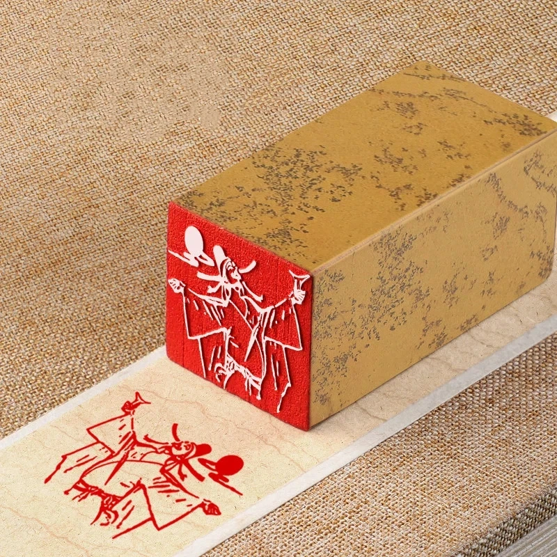 

Vintage Stone Finished Seals Square Ancient Style Engraving Finished Stamps Chinese Characters Calligraphy Painting Name Stamps