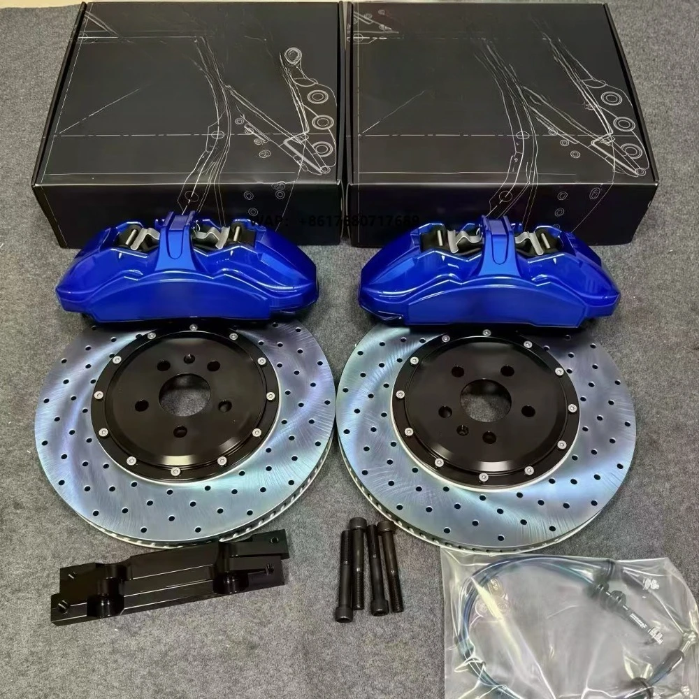 

GT350 New Aluminum 6 Piston Front Big Brake Kit Full Set Disc Pads Calipers 2015-2023 for Charger SRT Mustang for