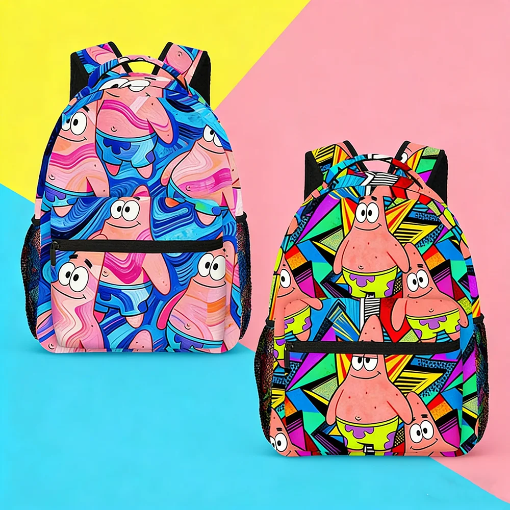

Patrick Star Backpack Cartoon SpongeBob SquarePants School Bag for Teens Lightweight Travel Laptop Backpack