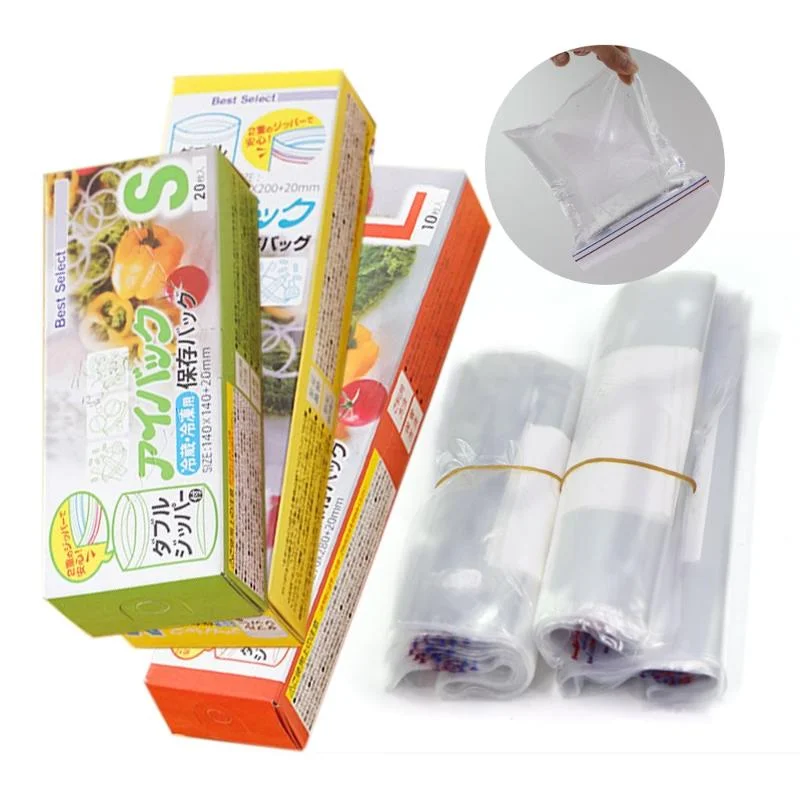AnswerDouble-Reinforced Seal Food Storage Bag 3 Sizes Freezer Safe Provides Tight Seal Preventing Wate Air From Leaking