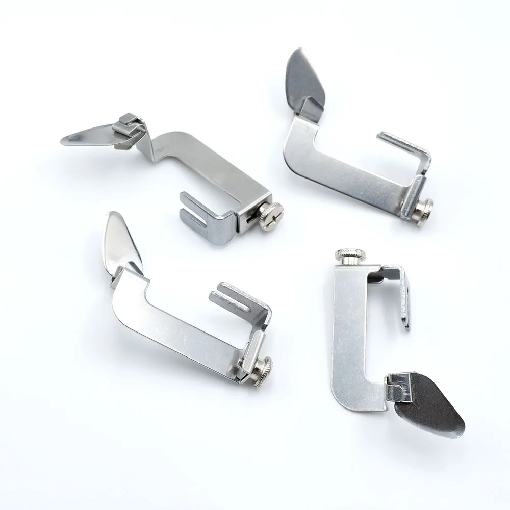 Industry Sewing Machine Adjustable Down Turn Hemmer Folde Feet Guide Parts Lighting Fabric Presser Foot Stitching Seam Curler