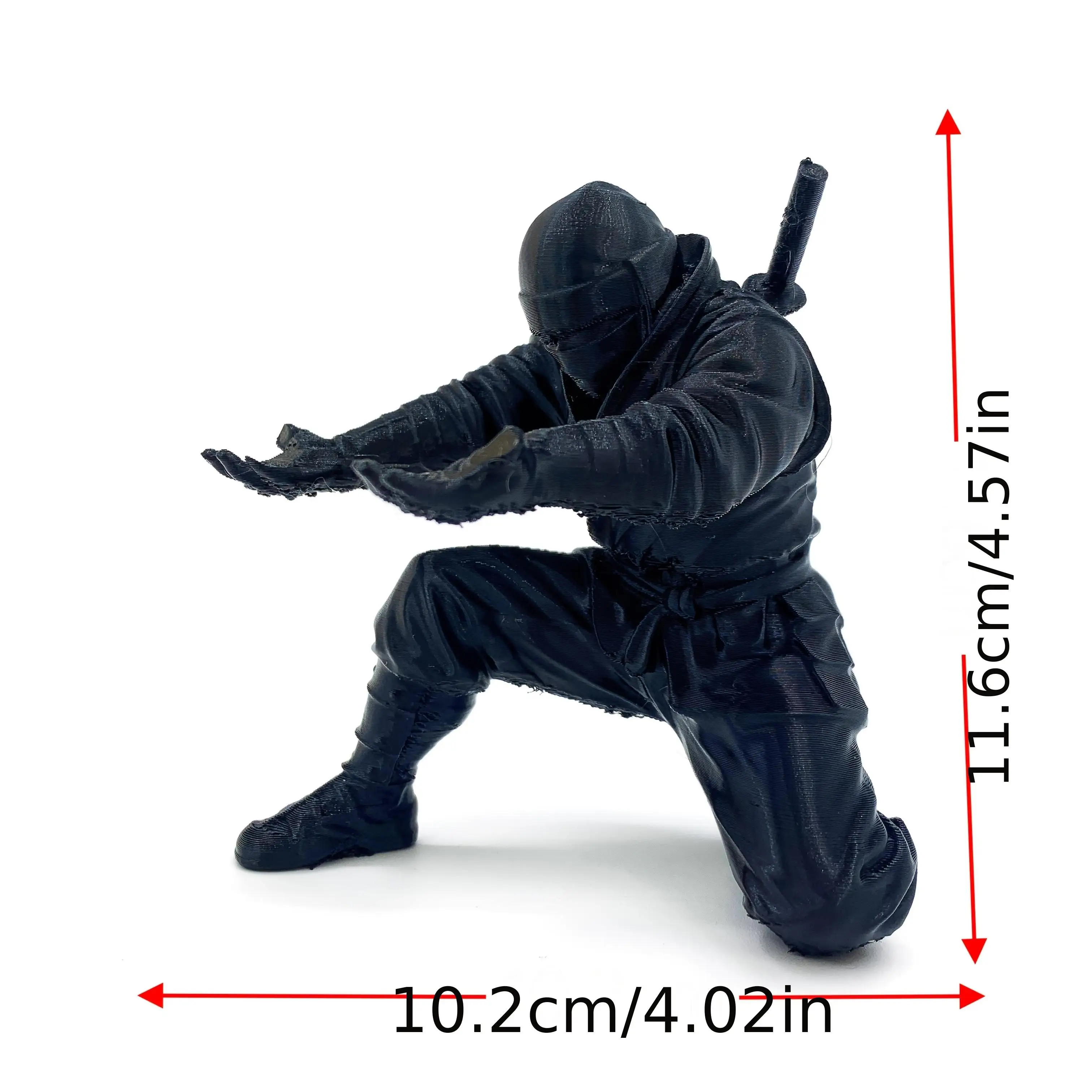 3D printed pen holder Ninja-shaped exquisite toy ornament Exquisite desktop ornament for office Also a desk decoration for boys