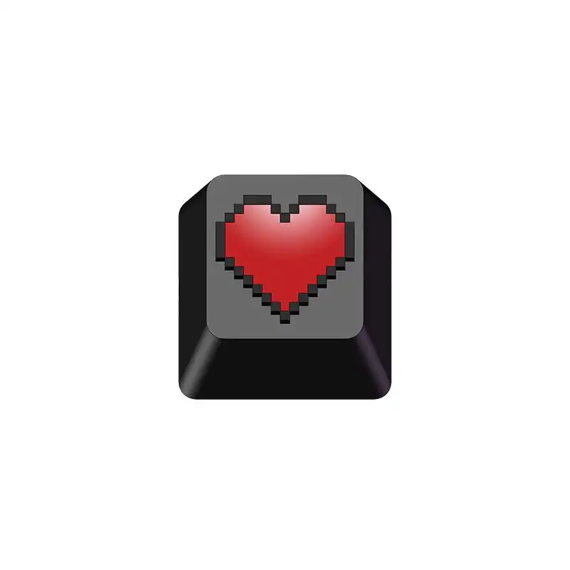 

Механическая клавиатура Breath Of The Wild Pixel Heart Blood, металлическая клавиша из цинково-алюминиевого сплава
