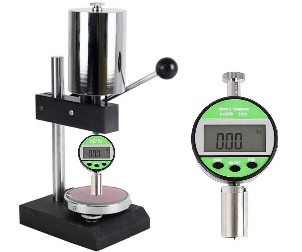 Manual Shore Durometer Test Station Tester Stand For Type D Hardness Measure Meter Tester Included Digital Hardometer