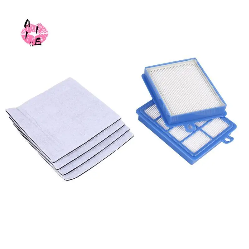 A11E-Washable 2PCS Dust Hepa Filter H12 H13+4PCS Motor Cotton Filter For Electrolux AEG Vacuum Cleaner Replacement Parts