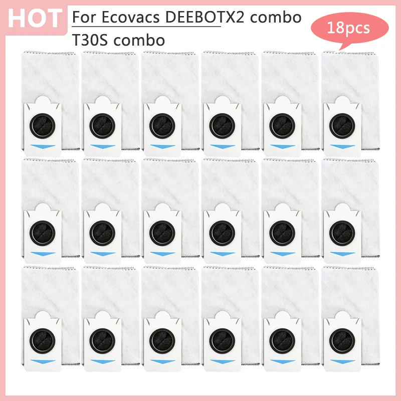 Replacements Self-Empty Station Dust Bag Home Accessories Compliant For Ecovacs DEEBOT X2 Combo T30S Combo Robot Vacuum