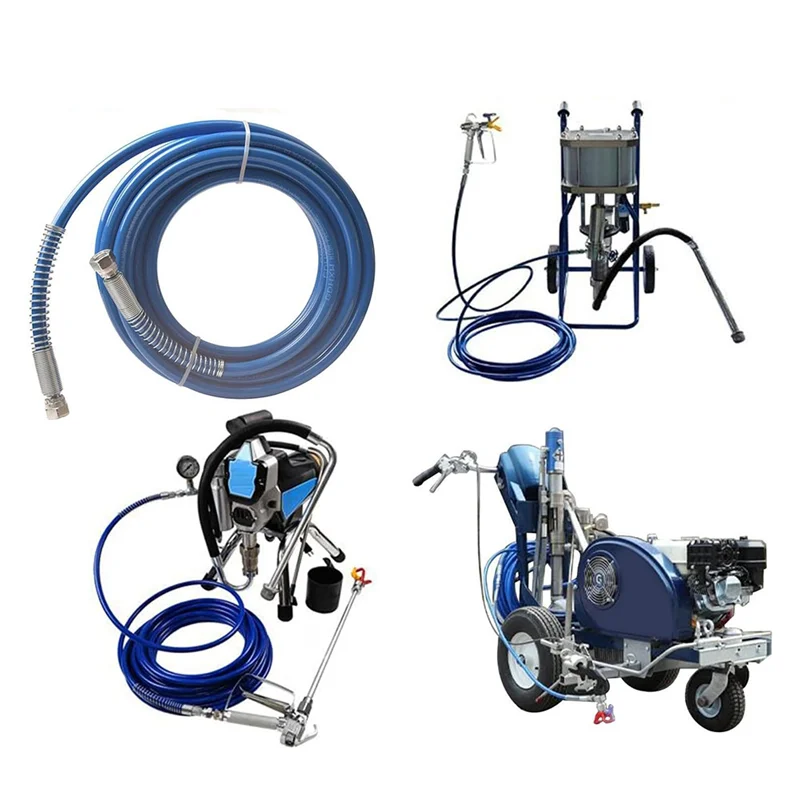 

ABAE-High Pressure Paint Sprayer Hose 25FT Double Layer Braided Wire Airless Upgraded 8500 PSI Paint Sprayer Tube 1/4"