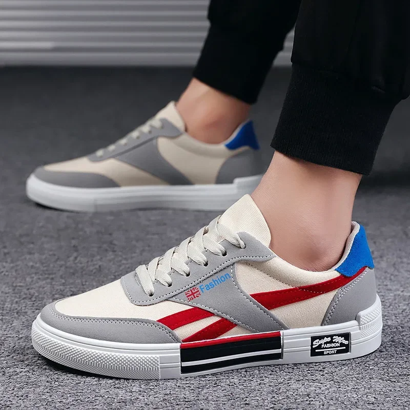 Summer Fashion Men Sneakers Breathable Casual Shoes for Man Flat Casual Sneakers Mens 2024 New Vulcanized Shoes Erkek Ayakkabı