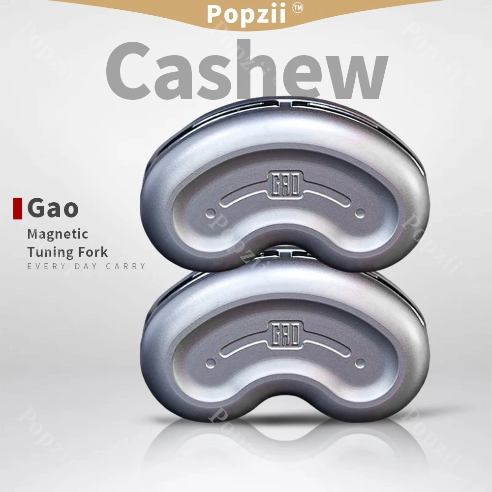 GAO STUDIO ของเล่นแก้เครียดแบบแม่เหล็ก Cashew 3.0  แบบสไลด์  ทำจากสแตนเลส  สำหรับผู้ใหญ่  ช่วยผ่อนคลายความเครียด