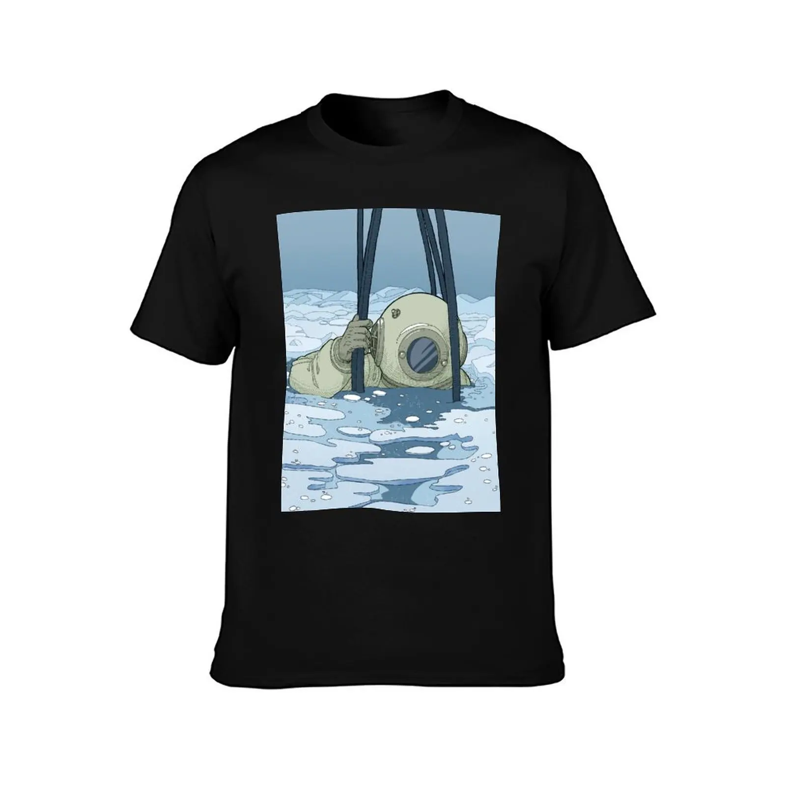 Victorian Diver Mr Collins T-Shirt Large Size Short Sleeve T-Shirt
