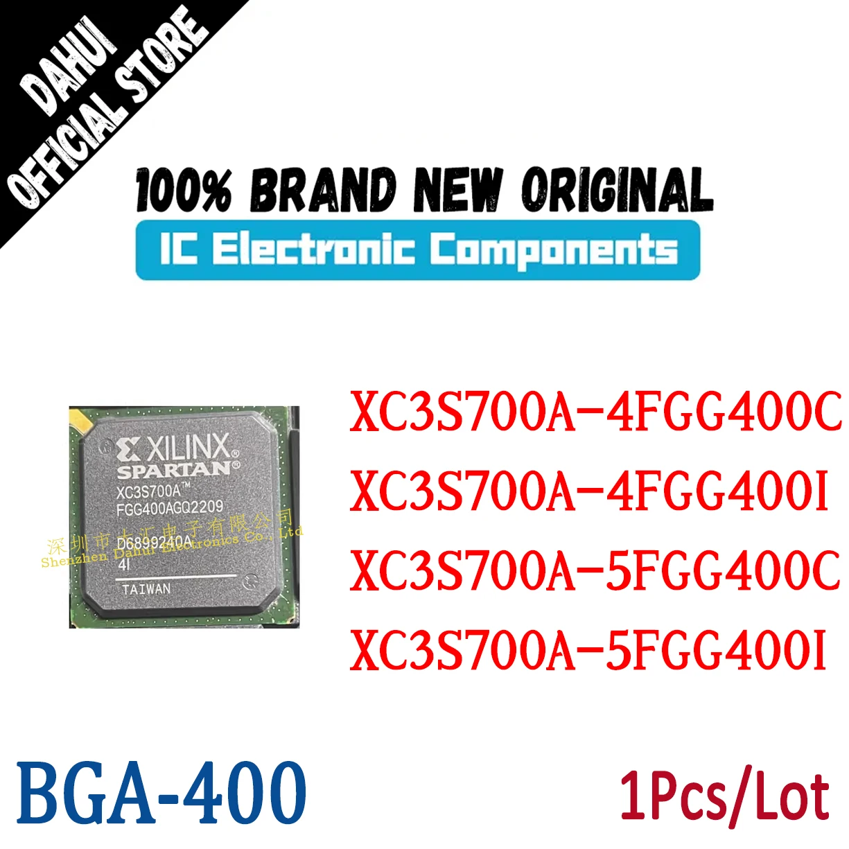 

XC3S700A-4FGG400C XC3S700A-4FGG400I XC3S700A-5FGG400C XC3S700A-5FGG400I XC3S700A BGA-400 Programmable logic Chip ic new original