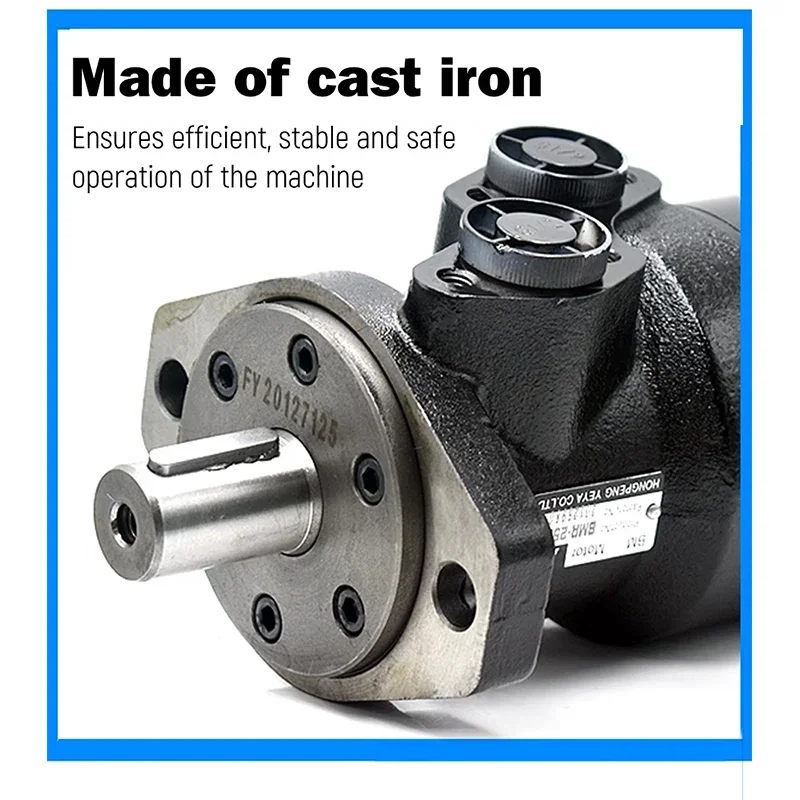 High Torque Hydraulic Motor Orbital Hydraulic Motor for Machinery Low Speed Hydraulic Drive Motor for Industrial Machines