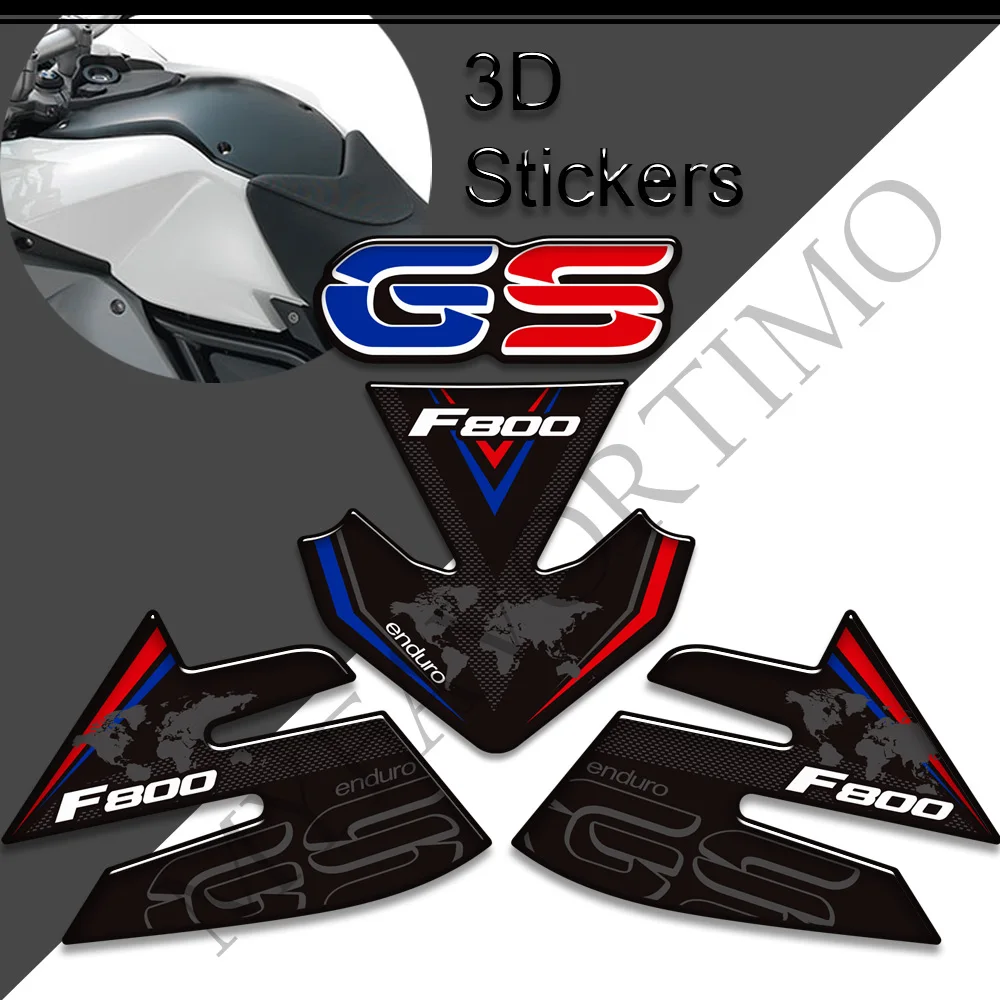 Motorcycle For BMW F800GS F800 F 800 GS GSA ADV ADVENTURE Stickers Decals Protector Gas Fuel Oil Kit Knee Tank Pad Grips