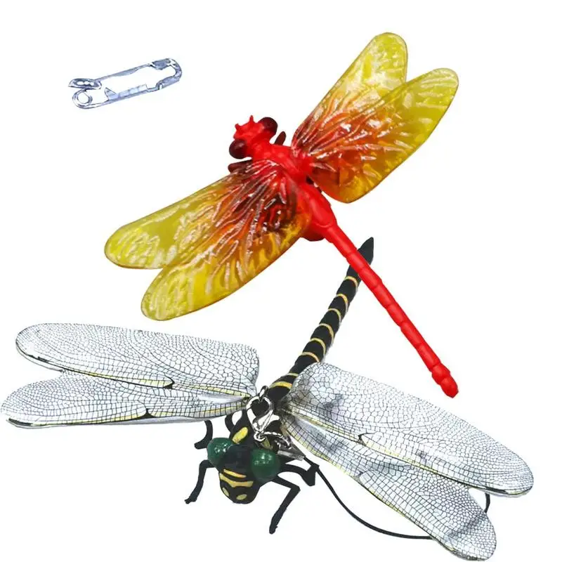 Dragonfly Model Dragonfly Figure Art Realistic Dragonfly Figurine Dragonfly Ornament PVC Simulation Dragonfly Animal For Garden