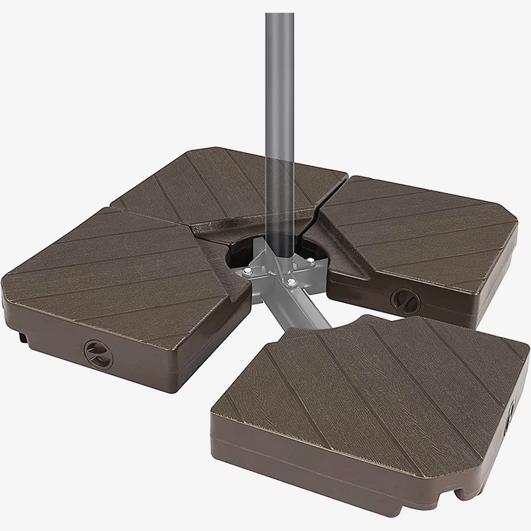 

4-Piece Patio Cantilever Umbrella Base Offset Umbrella Base Stand Heavy Dutypromote sales