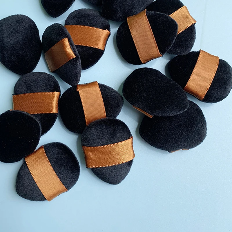 3Pcs Mini Finger Puff Foundation Powder Detail Makeup Sponge Face Concealer Cream Blend Cosmetic Accessories Makeup Tools