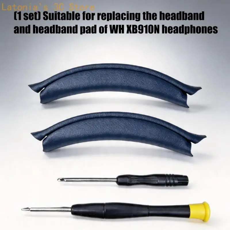 Kopfbügel-Ersatzpolster, ergonomisches Design, Geräuschisolierung, kompatibel mit WHXB910N-Headsets, Kopfbalkenkissen mit – Detail 3