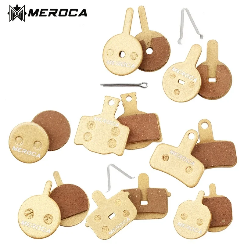 MEROCA 1 Pair Bicycle Metallic Disc Brake Pads Iamok For MTB Mountain Bike Shimano XTR M355 XT BB7 BB5 Copper Based Metal