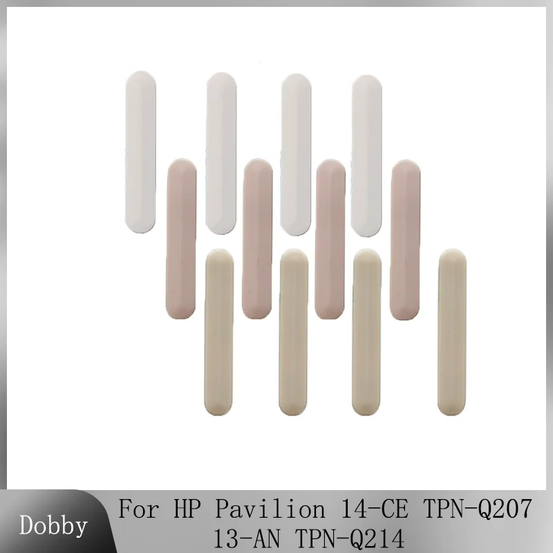 

4PCS Rubber Strip Laptop Bottom Shell Cover Foot Pad For HP Pavilion 14-CE TPN-Q207 13-AN TPN-Q214 Non-Slip Bumper Feet Strip