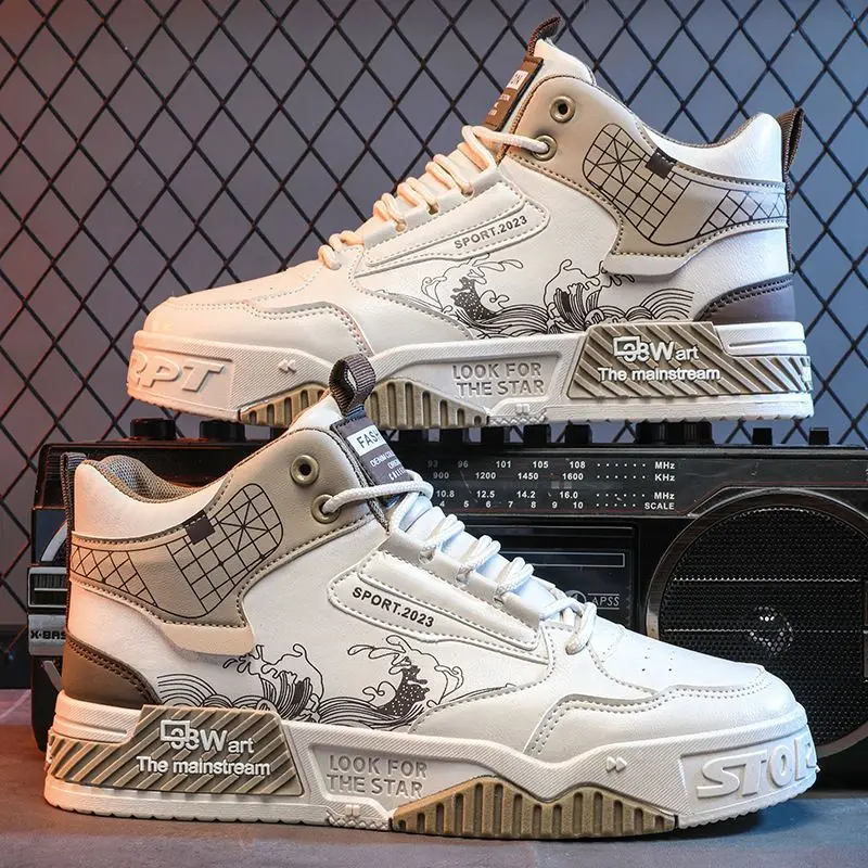 

Trendy 2025 Male Shoes Spring Autumn Men's Boots Original Deals Hot Selling Sports Offer Sale New Casual Comfortable Sneaker 44