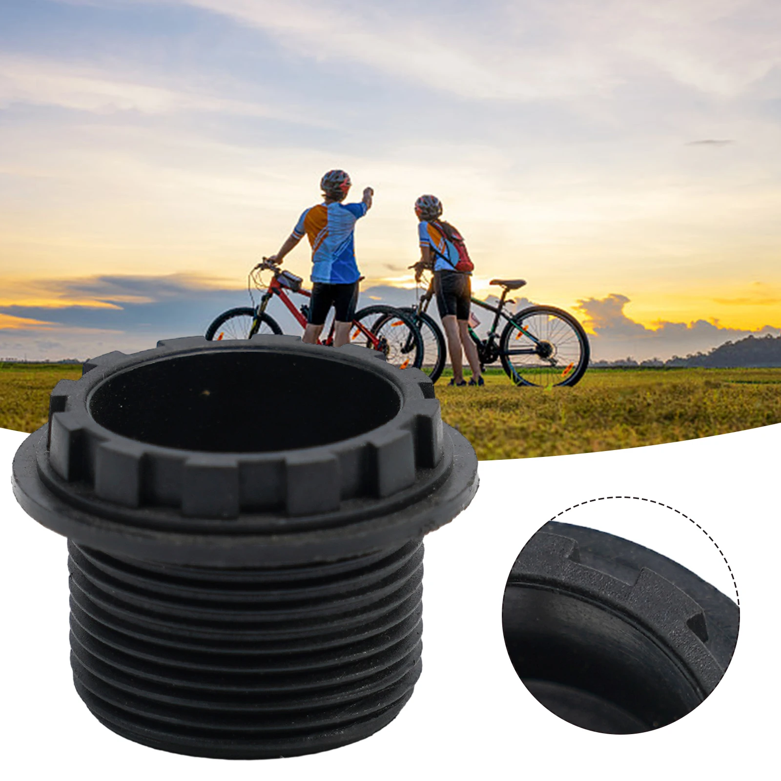 High Quality Hot New Practical Base Part Preload Adjustment Base Bicycle Bike Black 25.4/27.5/30mm Accessories