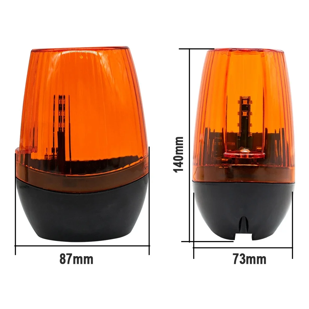 Security Protection Flashing Light Flashing For Gate Light Alarm 12V-265V AC/DC