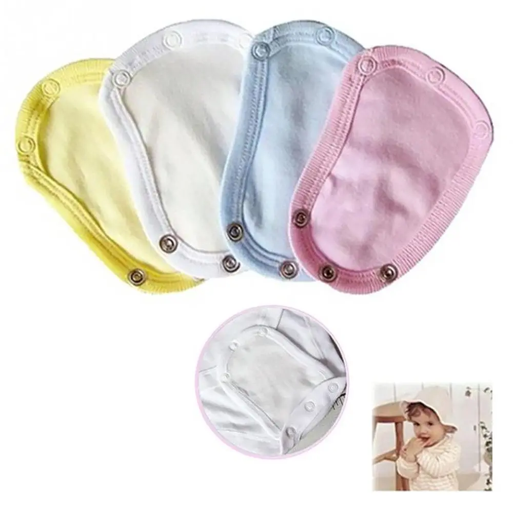 4 Colors New Cotton Bodysuit Extend Changing Pads Covers Jumpsuit Extend Jumpsuit Pads Diaper Lengthen