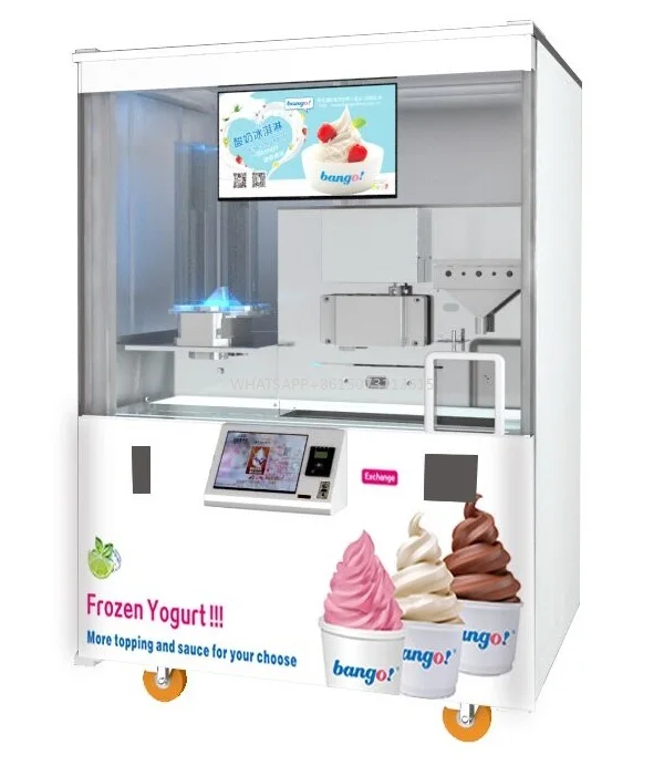 2025 Máquina expendedora de helados completamente automática inteligente de nuevo estilo para ventas