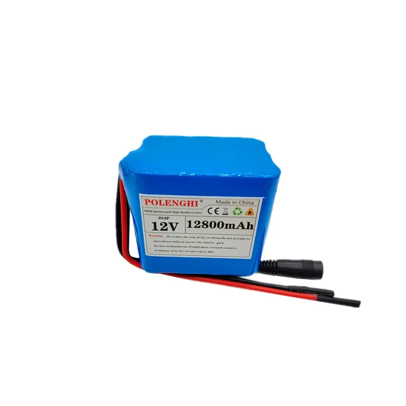 3S4P 12V 12800-18800mAh18650 oplaadbare Li-ionbatterijen