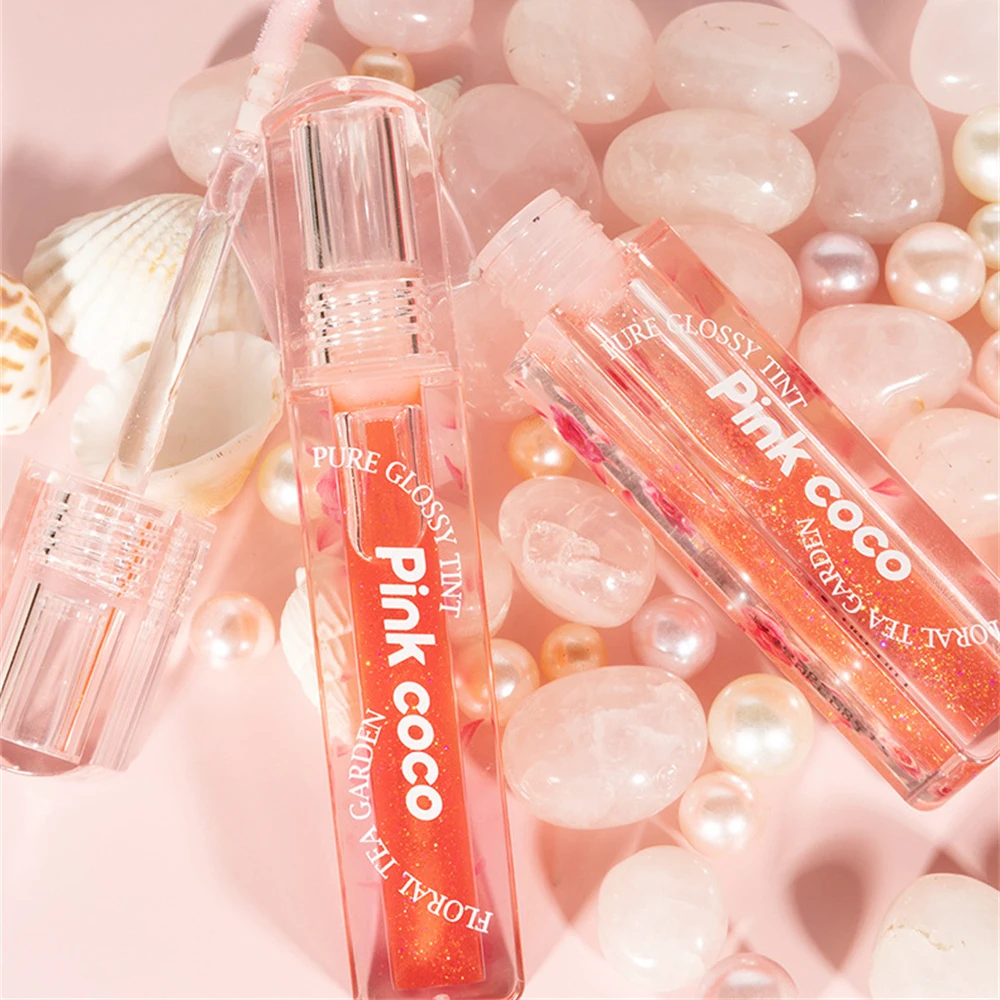 Pseudo Plain Lip Glaze Niche Doodle Lip Light Water Light Jelly Texture Beauty And Health Moisturizing Lip Glaze Students Mirror