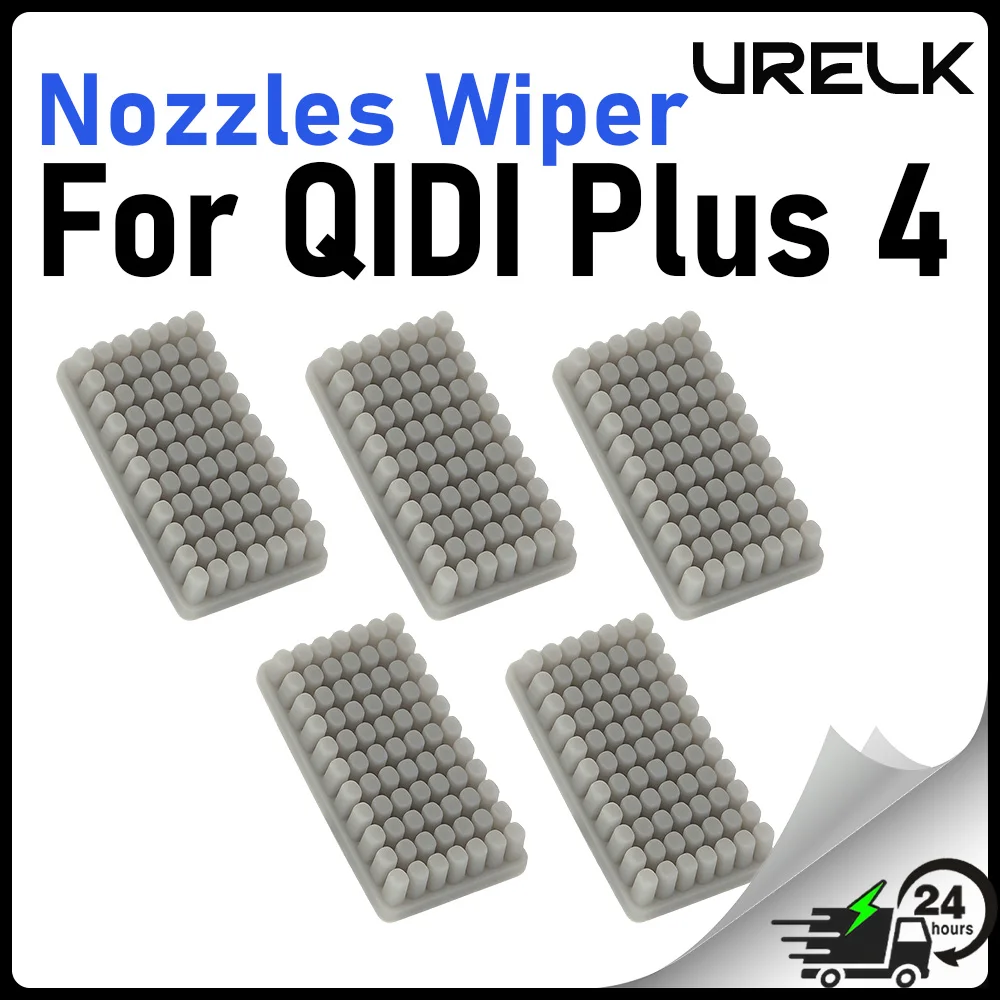 Nozzles Wiper for QIDI Plus 4 Nozzle Silicone Brush Print Head Scrubbers Cleaner for QIDI 3D Printer Parts Upgrades