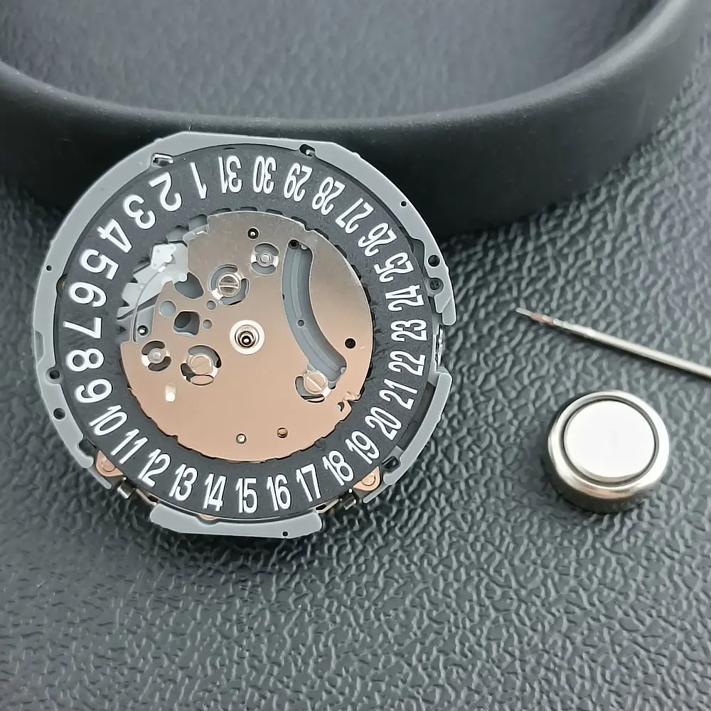 นาฬิกาควอตซ์ VK63A เคลื่อนไหววันที่6โมงเช้านาฬิกาโครโนกราฟการเคลื่อนไหวพร้อมแบตเทย์สำหรับ VK63A ชุด VK นาฬิกา VK63ปฏิทินเดี่ยว