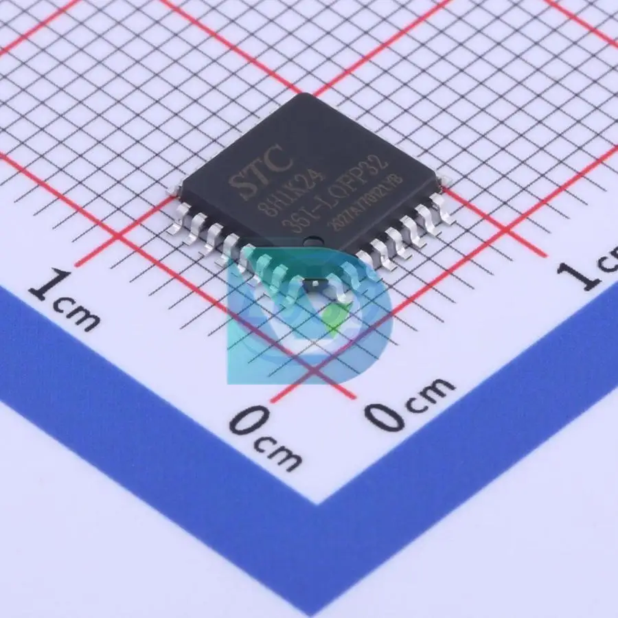 Microcontroladores originais Chip, MCU MPU e SOC, STC8H1K24-36I-LQFP32, LQFP-32 7x7, Novo