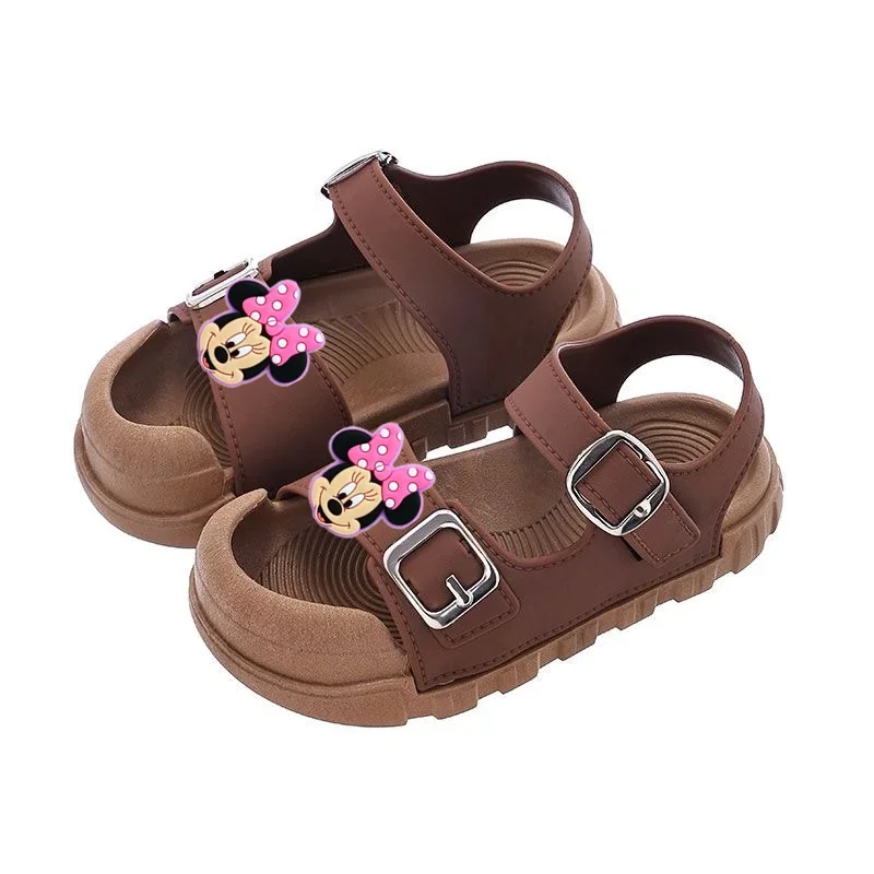 

Disney Fashion Outside Non-sliper Boys slippers Girls Baby Beach Shoes Mickey Mouse children Sandals Summer Boys Sneakers