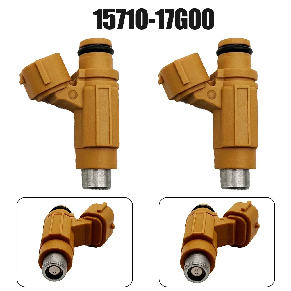 2Pcs/set Car Fuel Injector 15710-17G00 For Suzuki SV650 SV650S GSXR600 GSXR750 DL650 Orange Auto Accessories