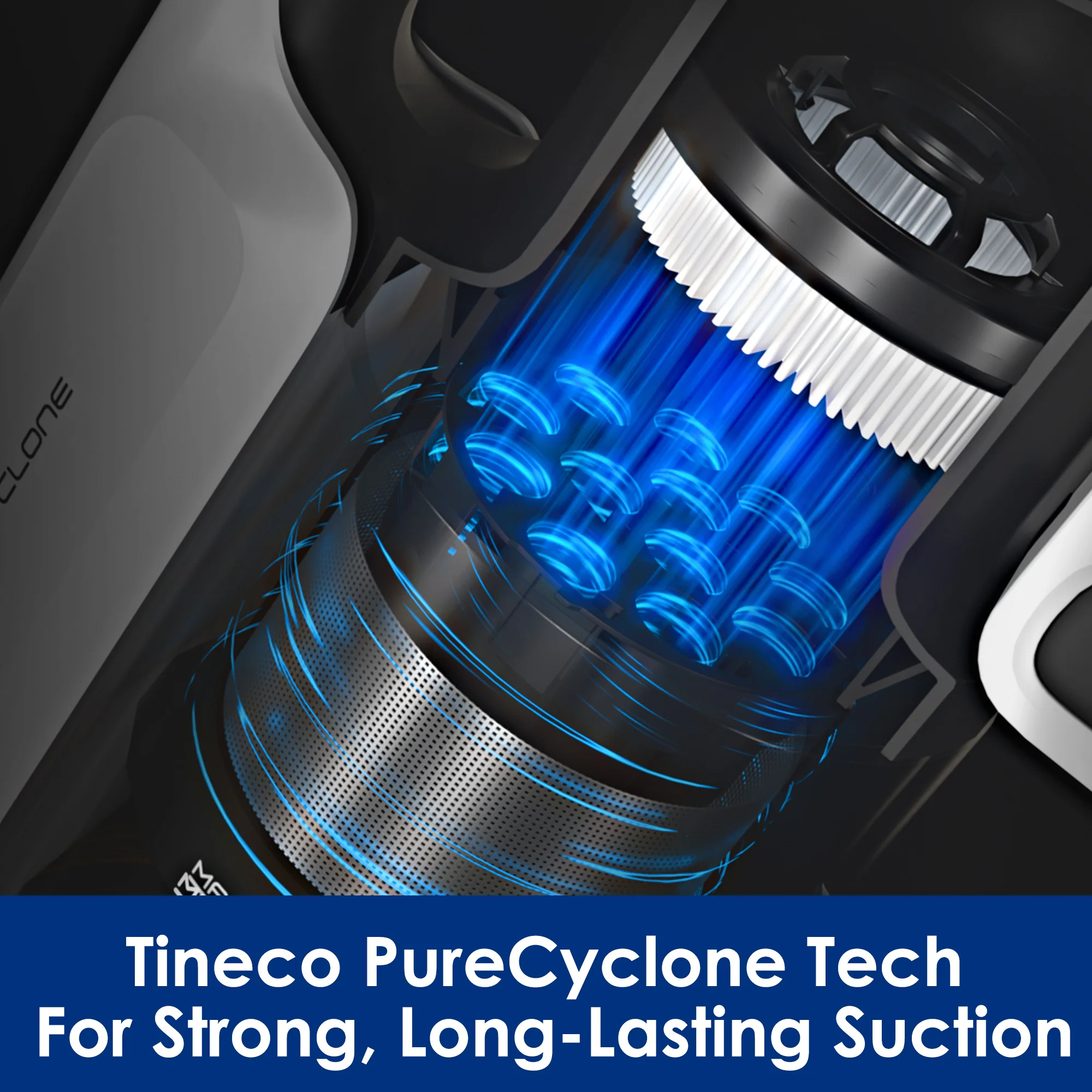 Tineco A30S Cordless Stick Vacuum Cleaner 60 Min Runtime 1L Dustbin Zero Tangle Brush PureCycle Tech LED Headlight