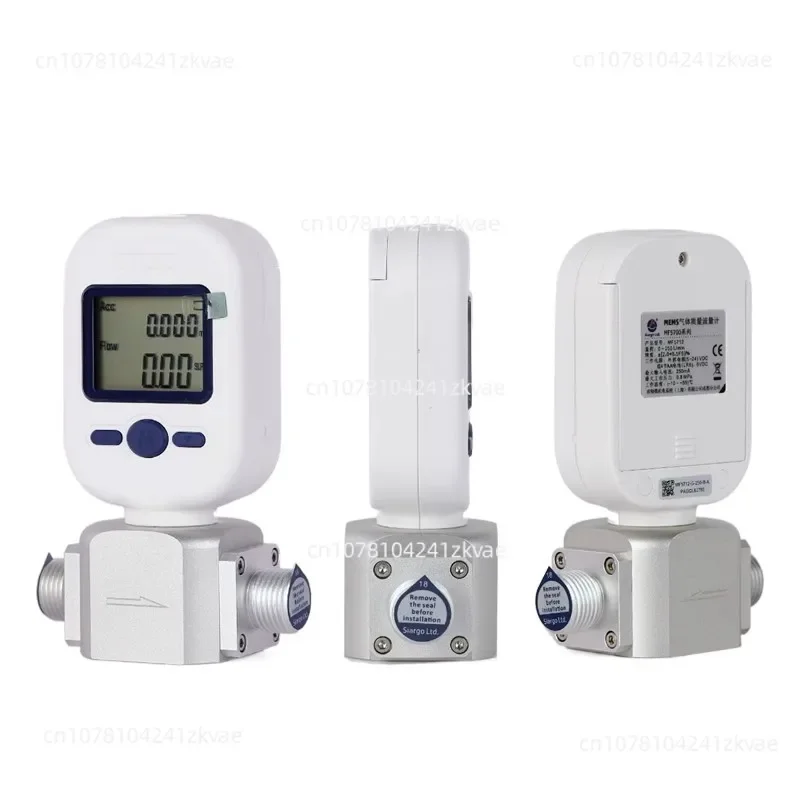 MF5706(0-20L/Min)/MF5708(0-100L)/MF5712(0-250L) Gas Mass Flow Meter RS485 Air Nitrogen Oxygen Argon Carbon Dioxide