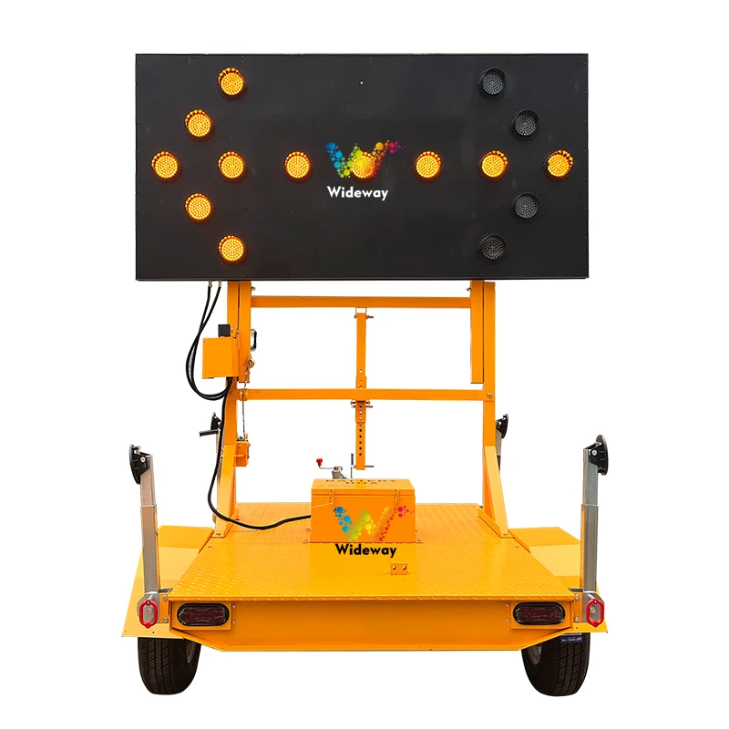 Trailer Type Traffic Control Truck Traffic Solar Construction Flash Arrow Board for Sale