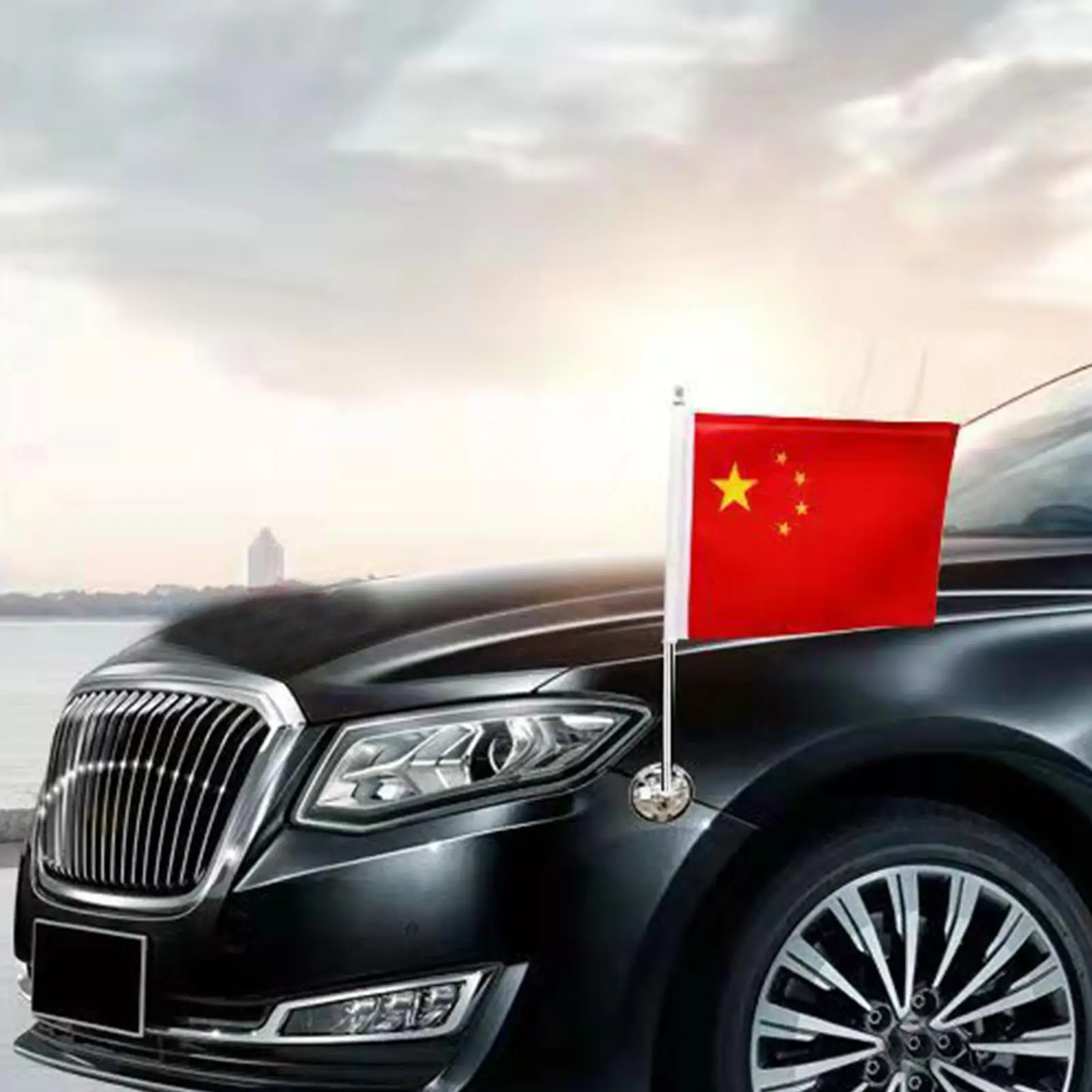 Car Flagpole Mount Bracket With Suction Cup Flag Outdoor flagpole bracket flag decorative bracket for cars trucks boats vehicles