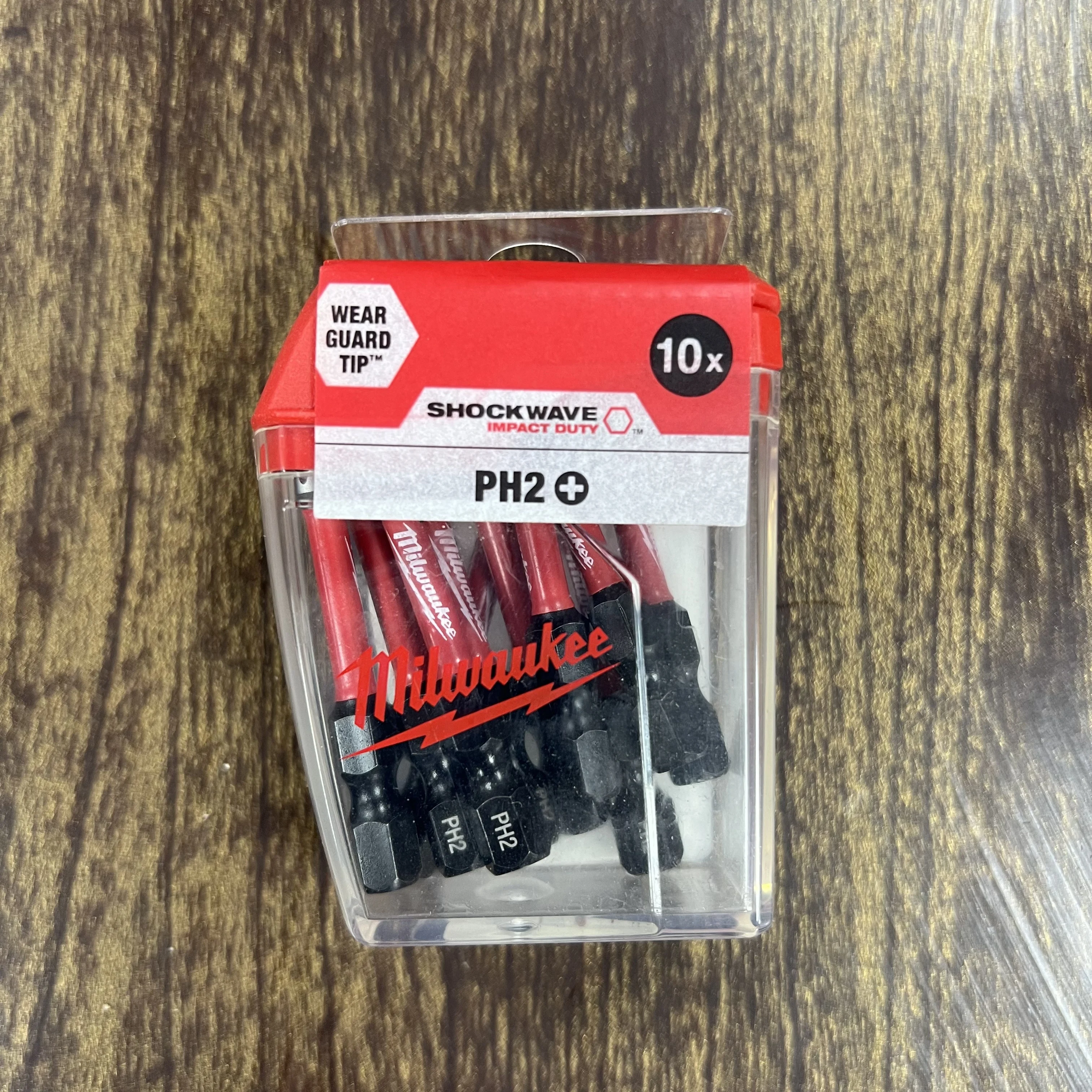 

MILWAUKEE 10 Pieces SHOCKWAVE Impact Duty PH2 x 50mm Screwdriving Bits Set Milwaukee Power Tool Accessories 4932430855