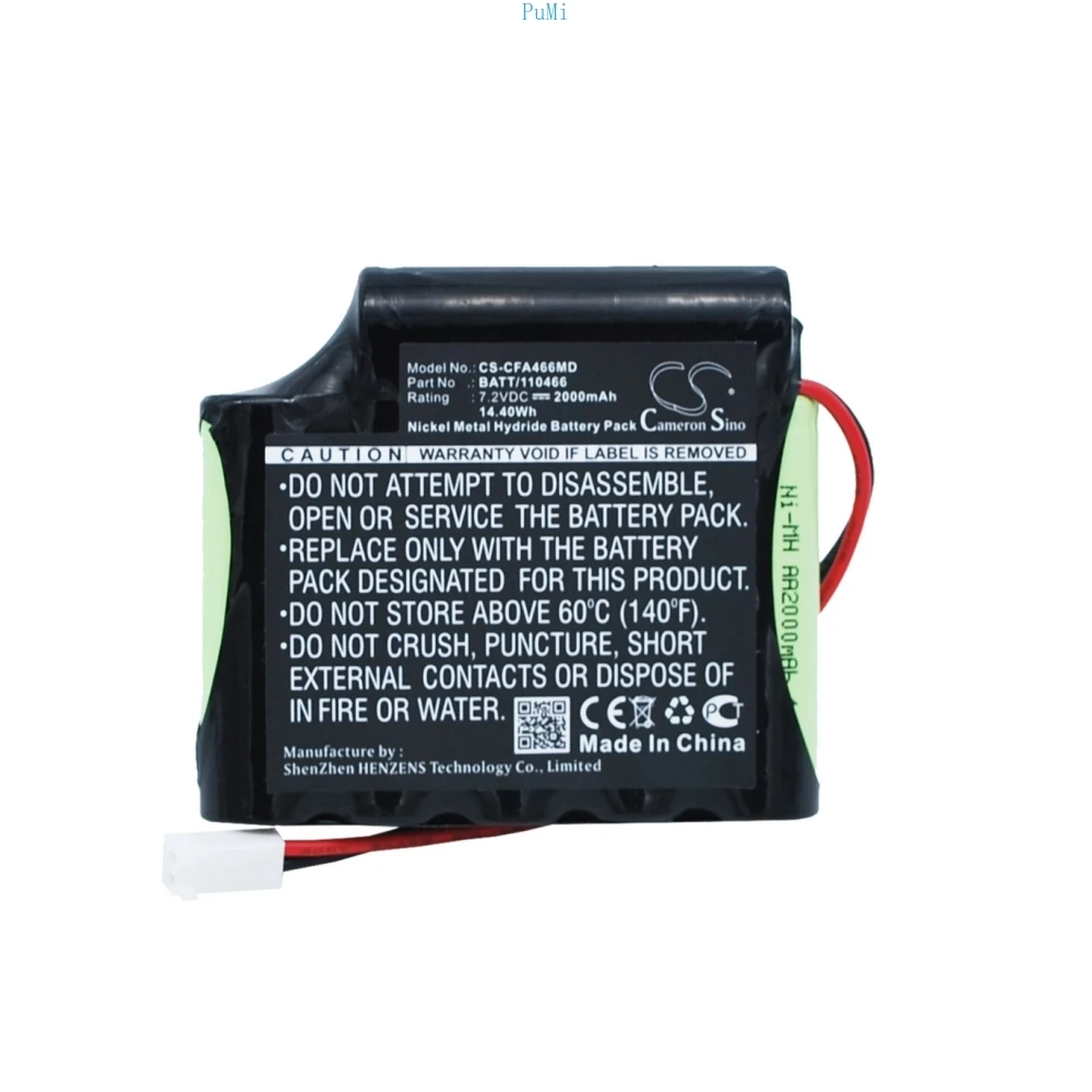 CameronSino Medical Battery For Cefar 120466 BATT/110466 MYO REH AB4 Myo 4 Max Rehab 4 Muscle Stimulator Myo Globus Genesy 300